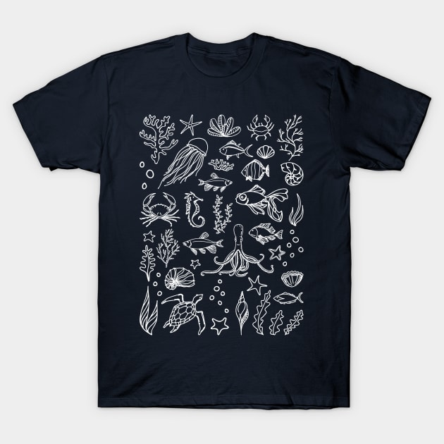 Marine Life T-Shirt by PallKris